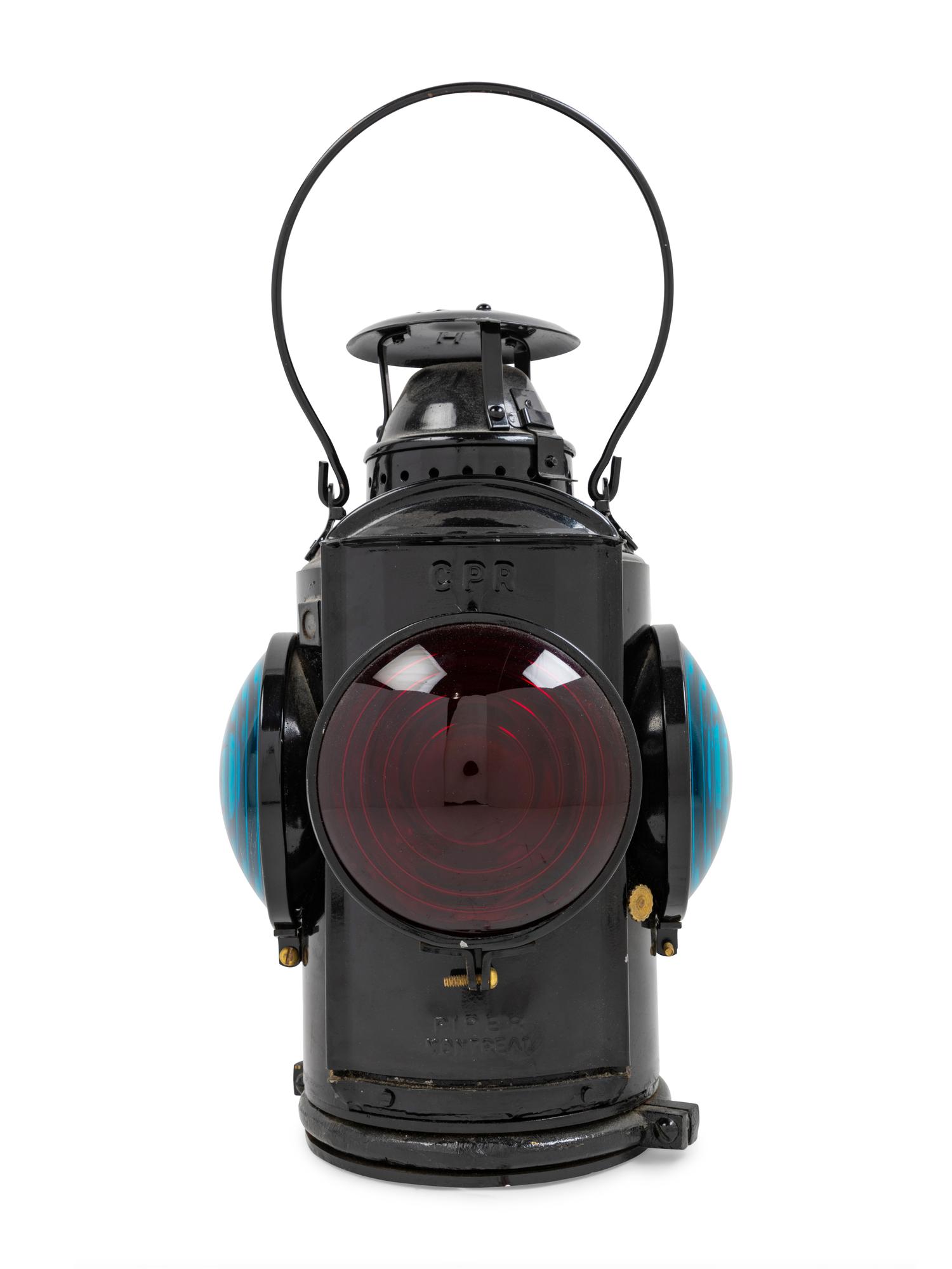 A Group of Six Handlan Signal Lanterns