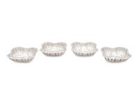 A Set of Four American Silver Salt Cellars