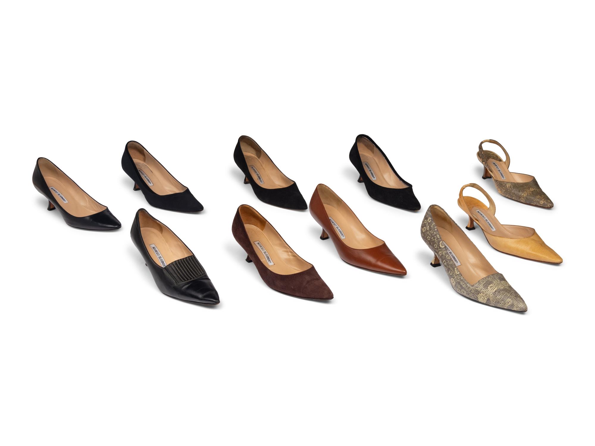 Ten Pairs of Manolo Blahnik Pumps