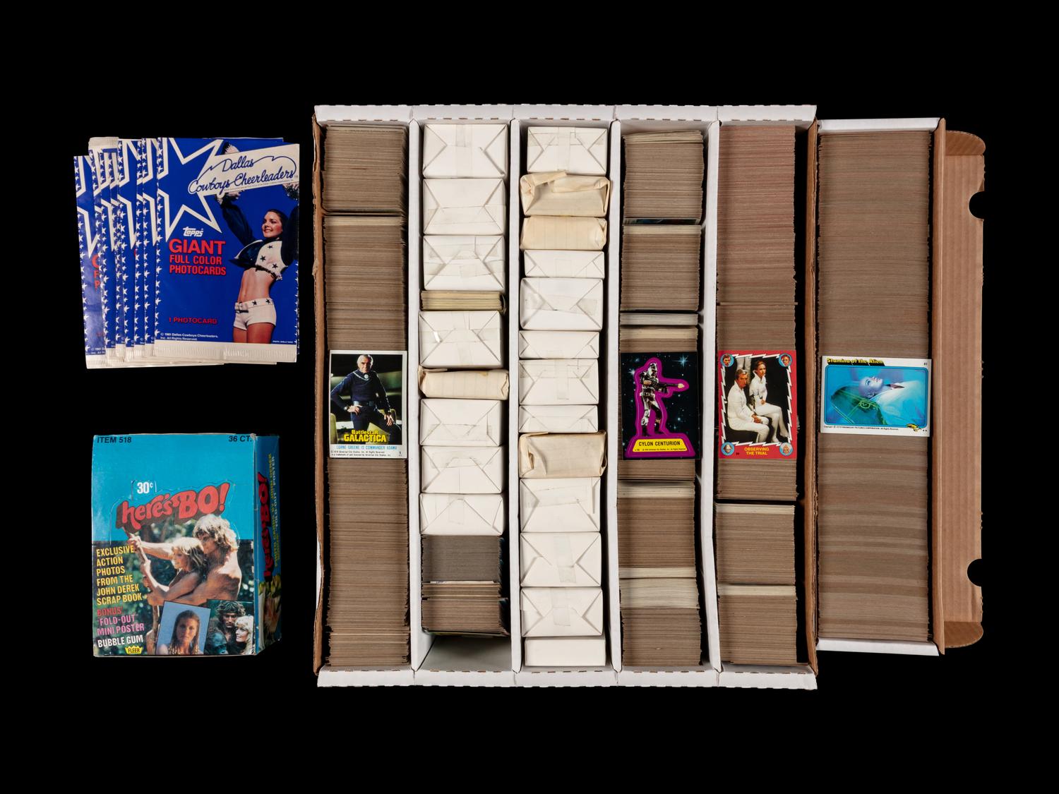 A Large Collection of Over 5,000 Assorted 1970s-80s Non Sport Trading Cards