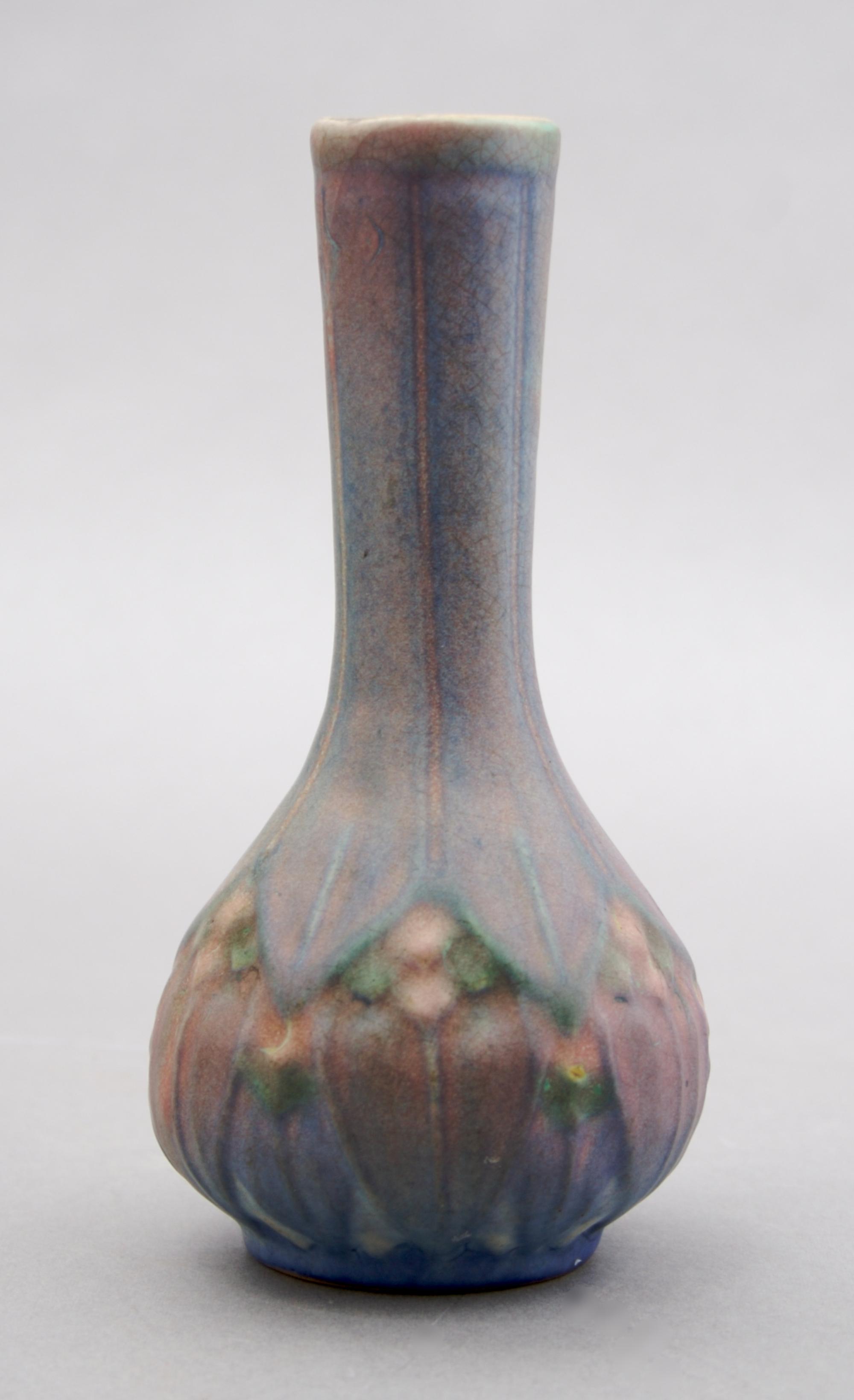 A Newcomb Pottery Vase, Height 5 1/2 inches.