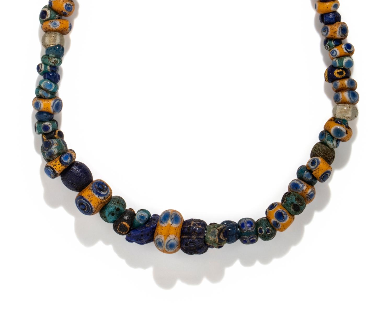 A Phoenician Glass Eye Bead Necklace