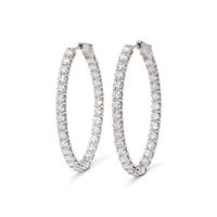 DIAMOND HOOP EARRINGS