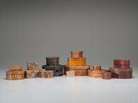 Twenty Wallpaper and Bentwood Pantry and Trinket Boxes