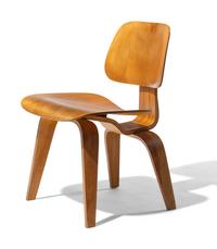 Blond Wood DCW Chair Evans Products/Herman Miller, USA
