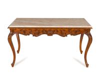 A Louis XV Style Marble-Top Table