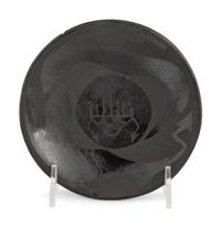 Santa Clara and San Ildefonso Black and Redware Plates