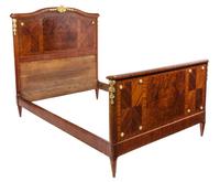 A Louis XVI Style Gilt Metal Mounted Bed Height of headboard 57 inches. — 19TH/20TH CENTURY