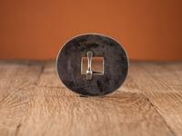 Navajo Stamped and Chiseled Ingot Belt Buckle