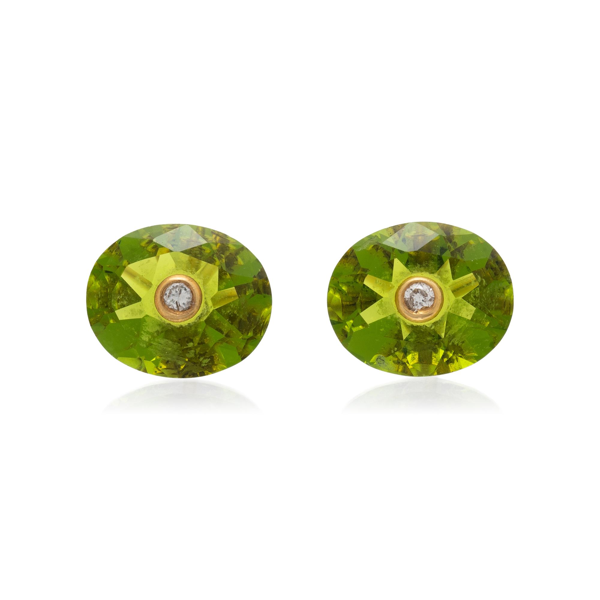 PRINCE DIMITRI, MULTIGEM AND YELLOW GOLD BRACELET AND EARRINGS
