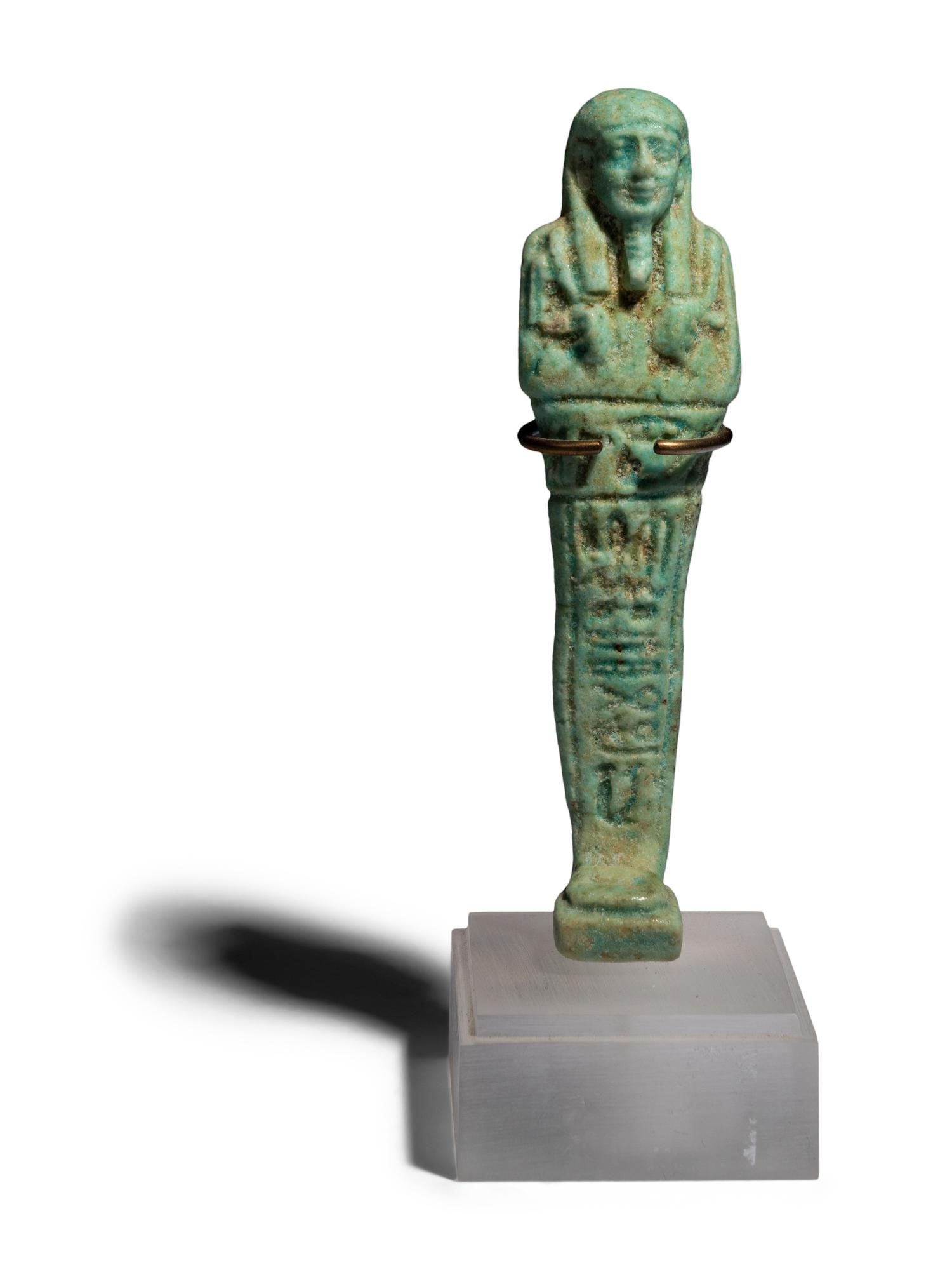 An Egyptian Faience Ushabti