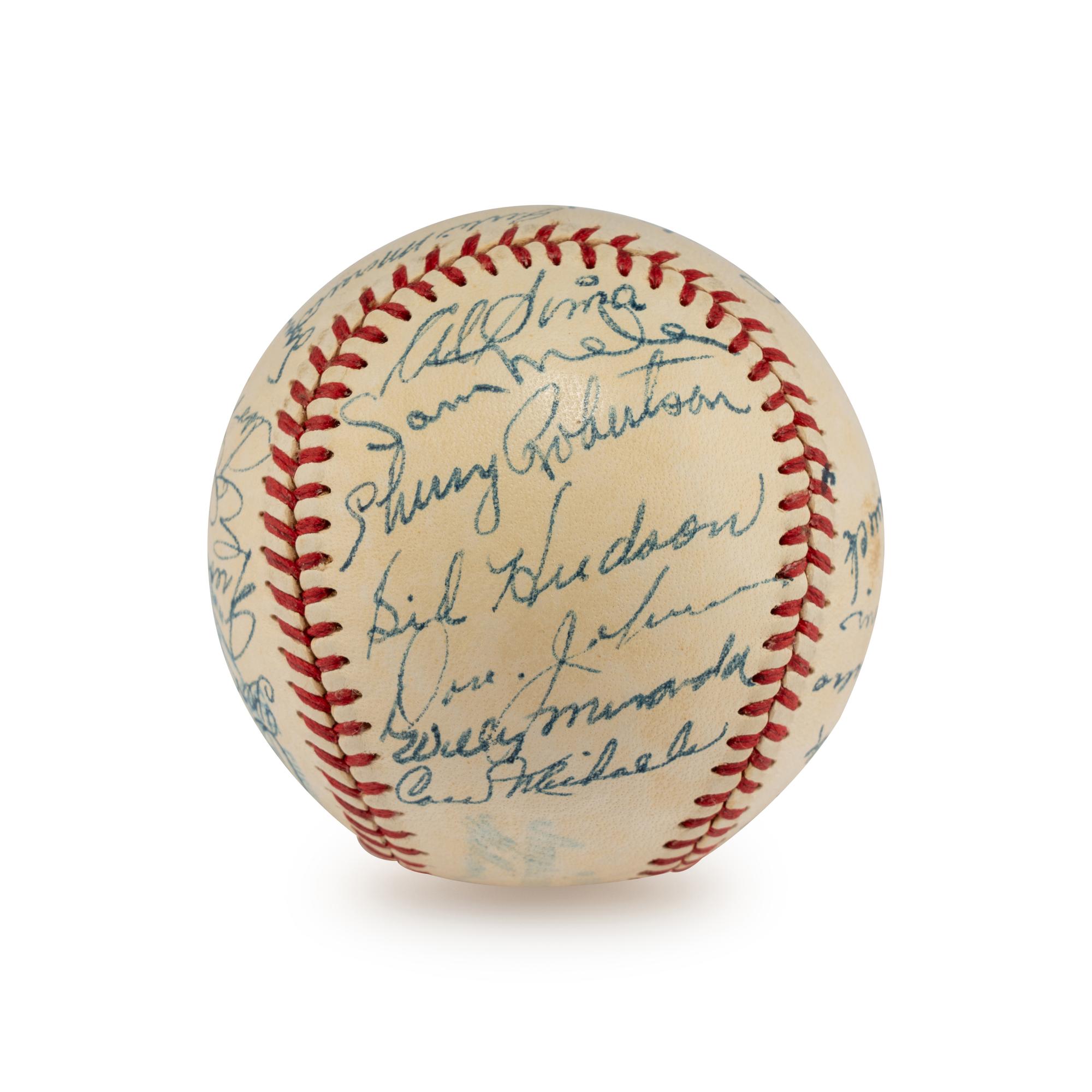 A 1951 Washington Senators Team Signed Autograph Baseball (Beckett Authentication Services)