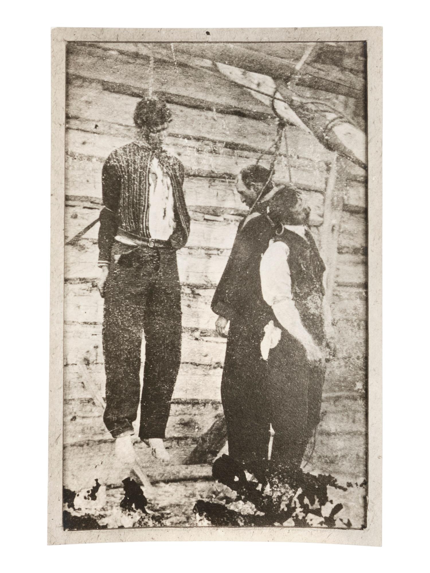 [CRIME & PUNISHMENT]. A group of press photographs and snapshots of gangsters and murderers, including hangings.