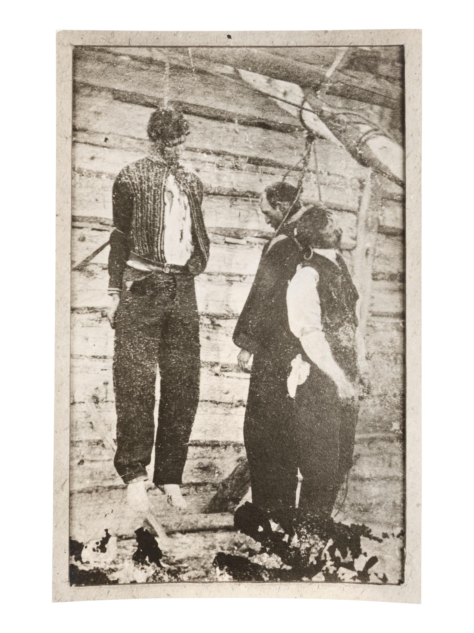 [CRIME & PUNISHMENT]. A group of press photographs and snapshots of gangsters and murderers, including hangings.
