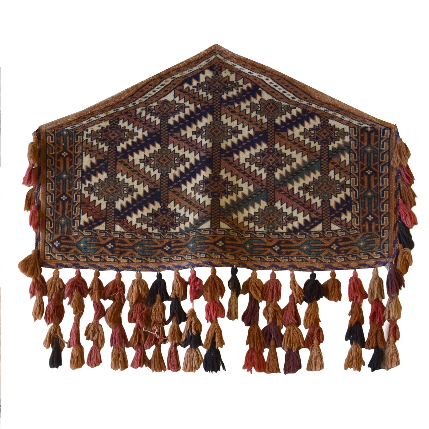 A Camel Saddle Blanket 44" W x 40" H — Iran, 20th Century