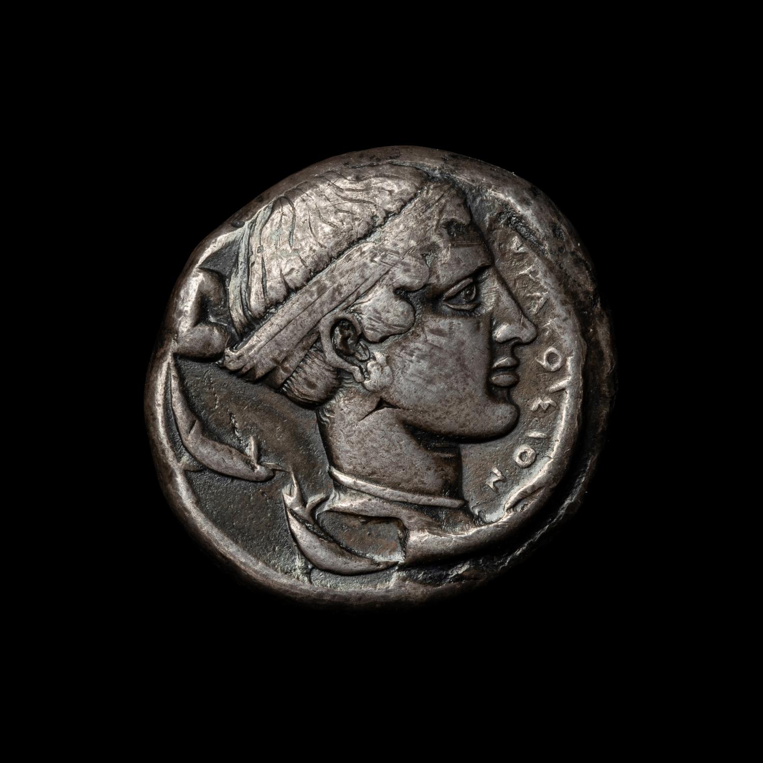 [ANCIENT] SICILY. Syracuse (c. 440 BC). Ar Tetradrachm. [17g, 20mm].