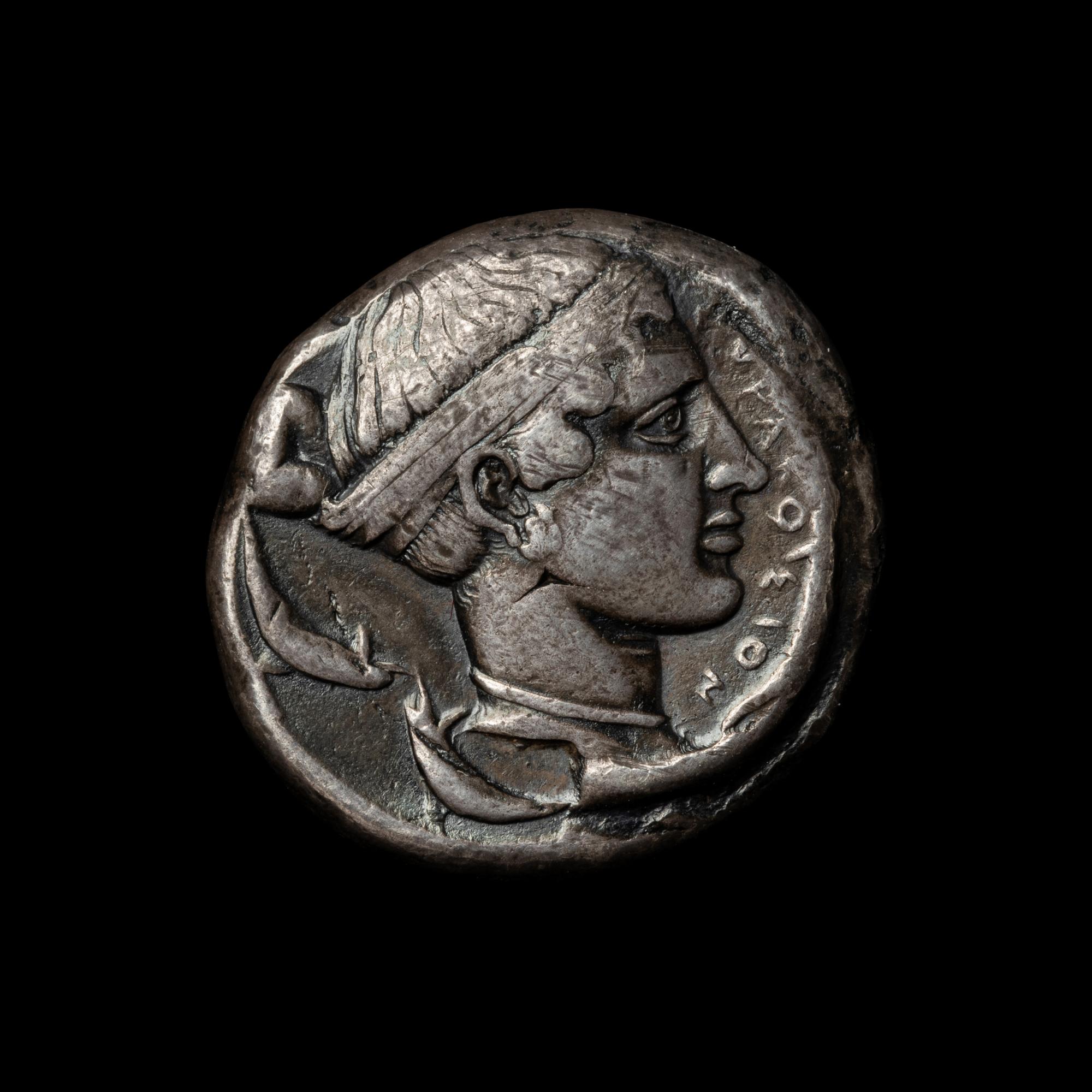 [ANCIENT] SICILY. Syracuse (c. 440 BC). Ar Tetradrachm. [17g, 20mm].