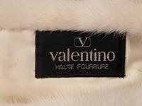 Valentino Mink Cape with Detachable Trim
