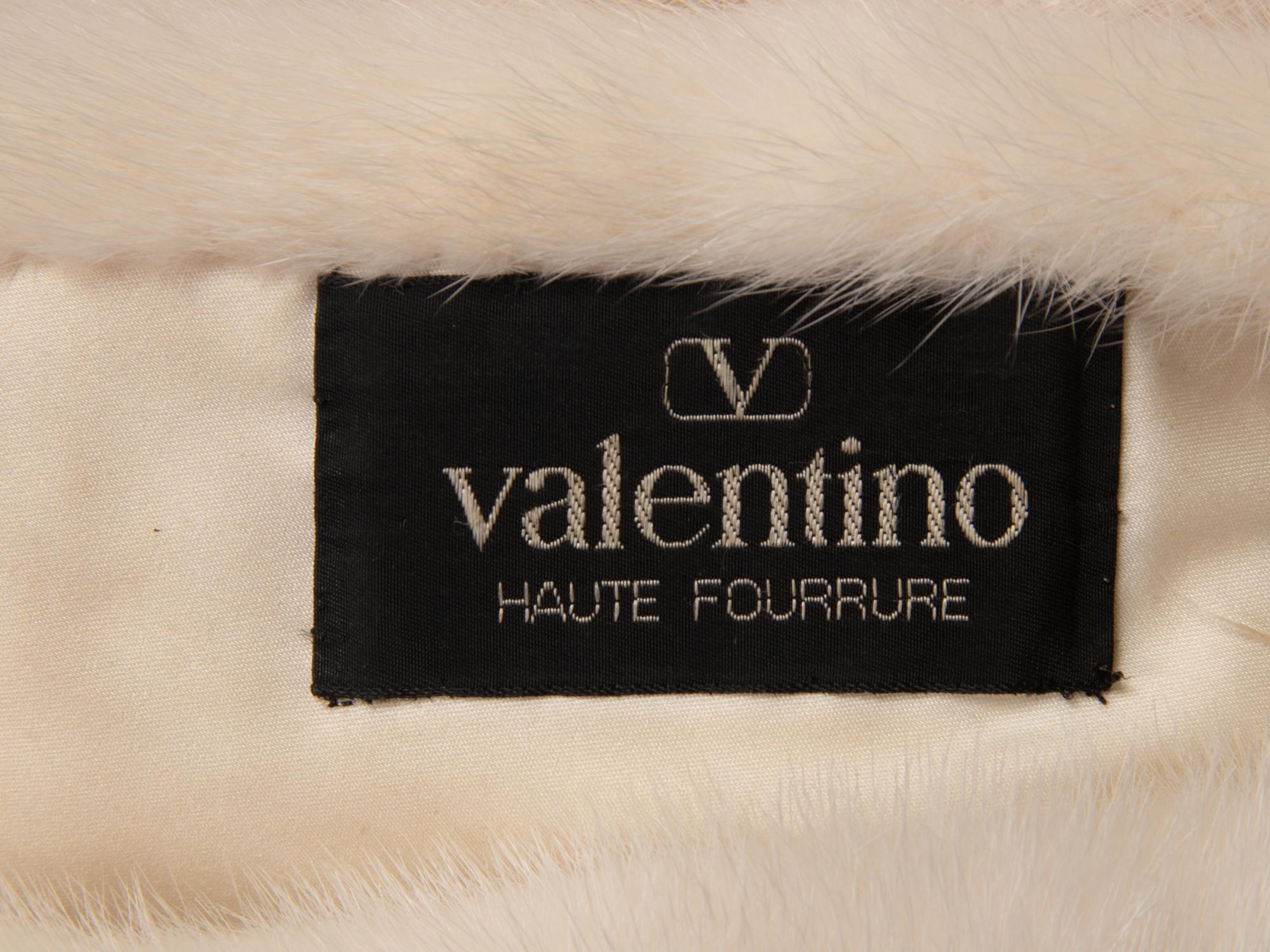 Valentino Mink Cape with Detachable Trim