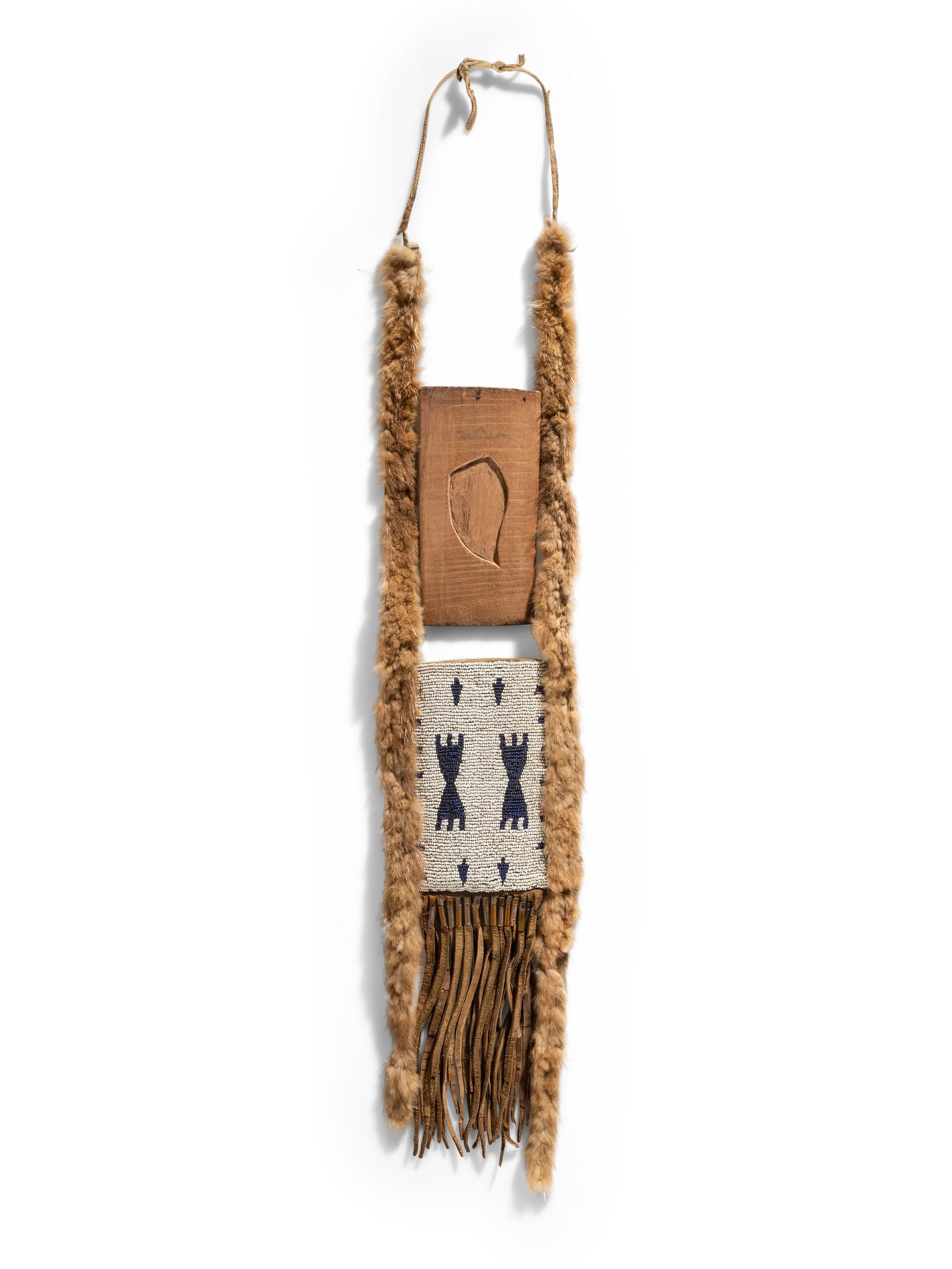 Blackfeet Beaded Mirror Bag