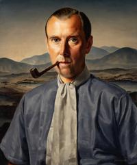 Gerald Leslie Brockhurst (British, 1898-1970) — Portrait of George St. George