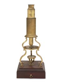 An English Brass Culpepper-Type Microscope