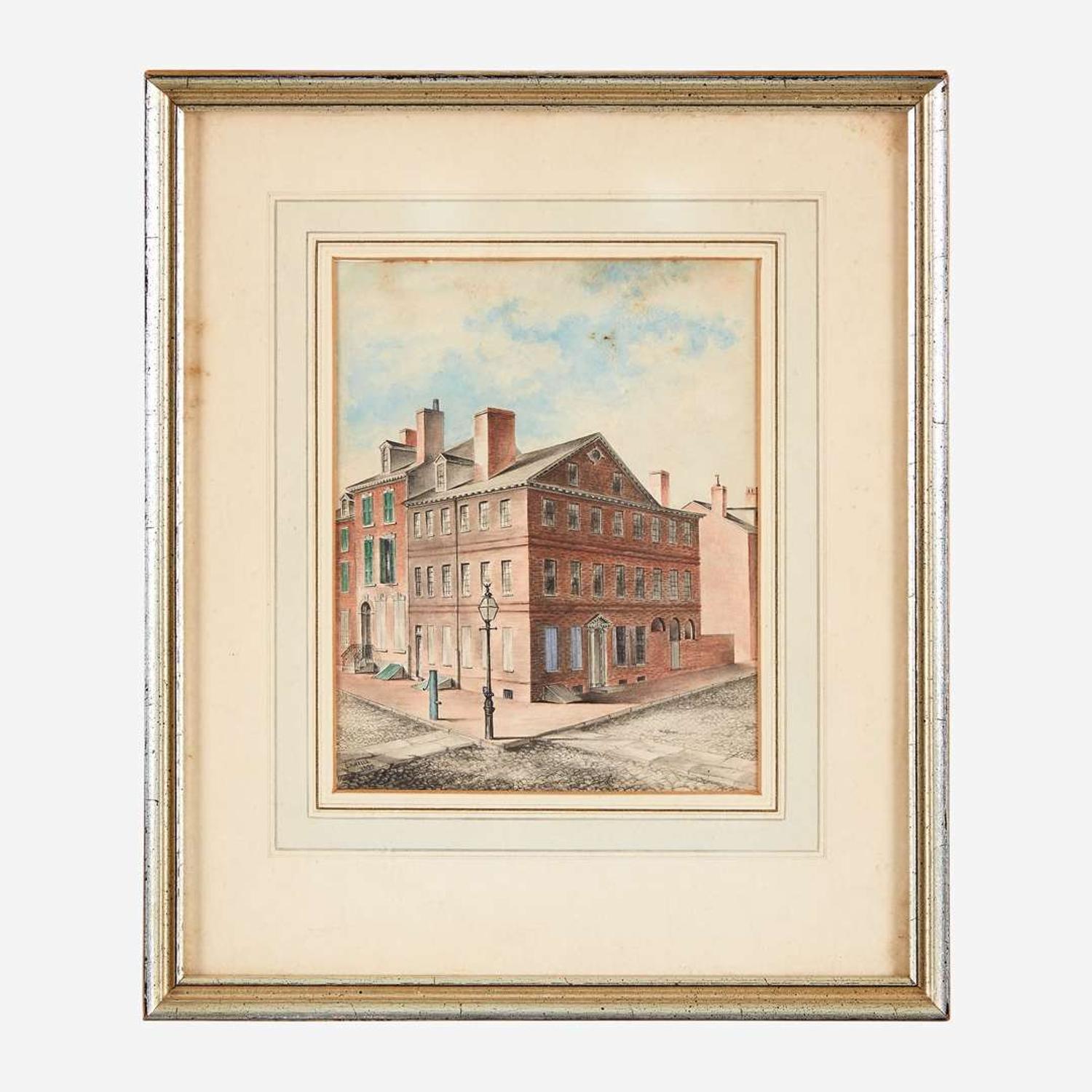 Charles H. Wells (1832-1884) A Philadelphia Corner House