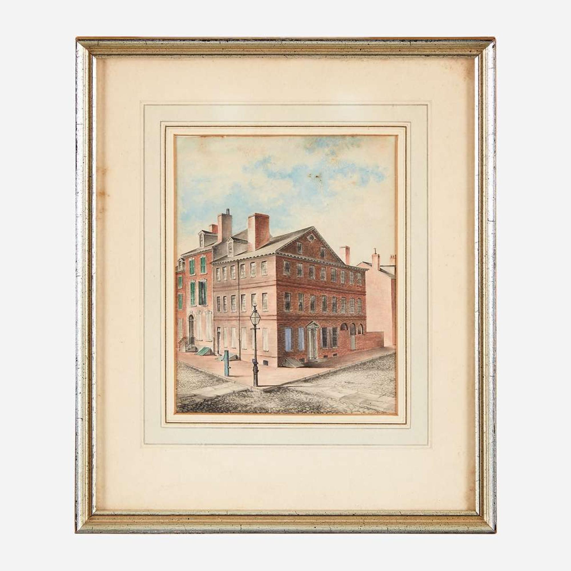 Charles H. Wells (1832-1884) A Philadelphia Corner House