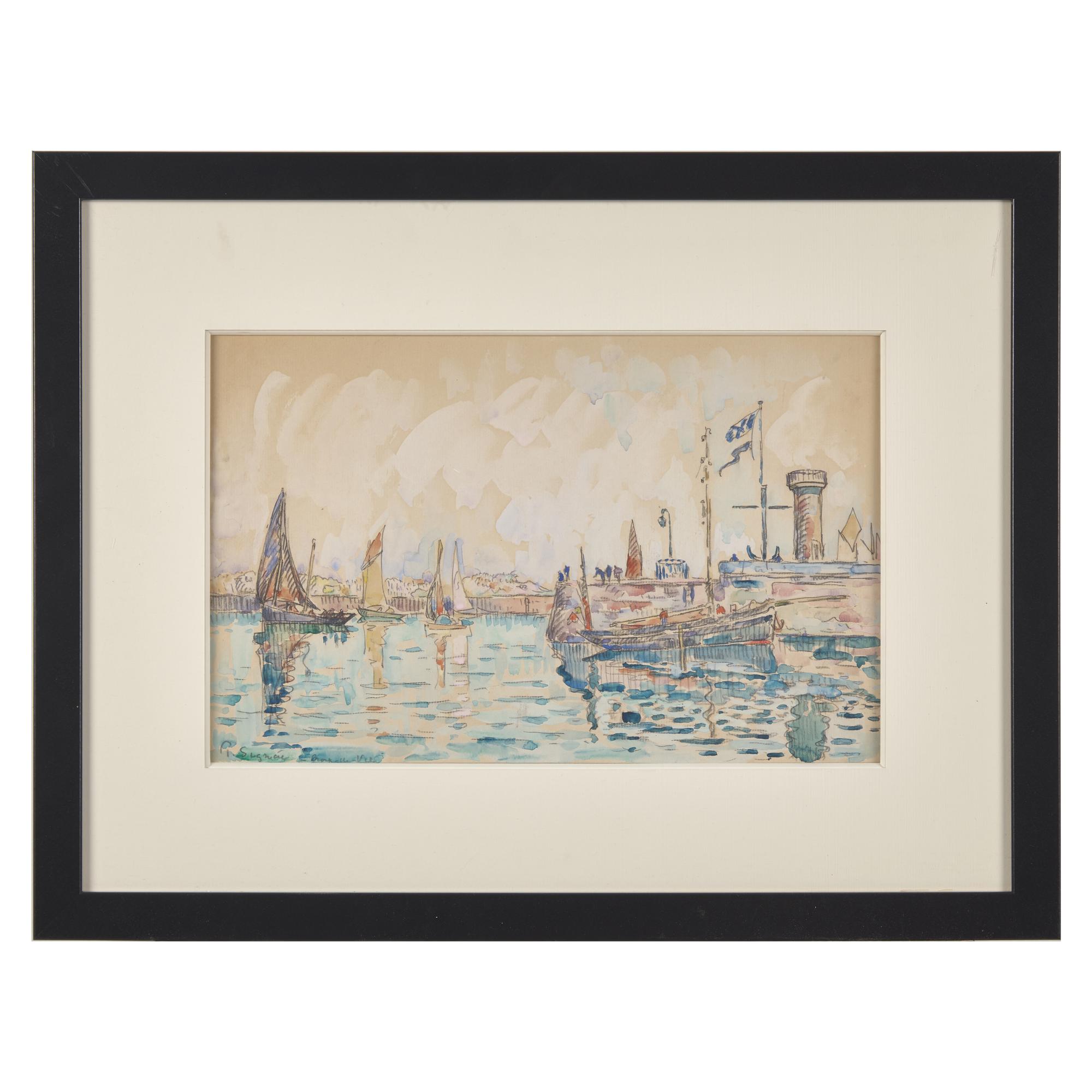 Paul Signac (French, 1863-1935) — Le Port de Saint Gilles Croix-de-Vie