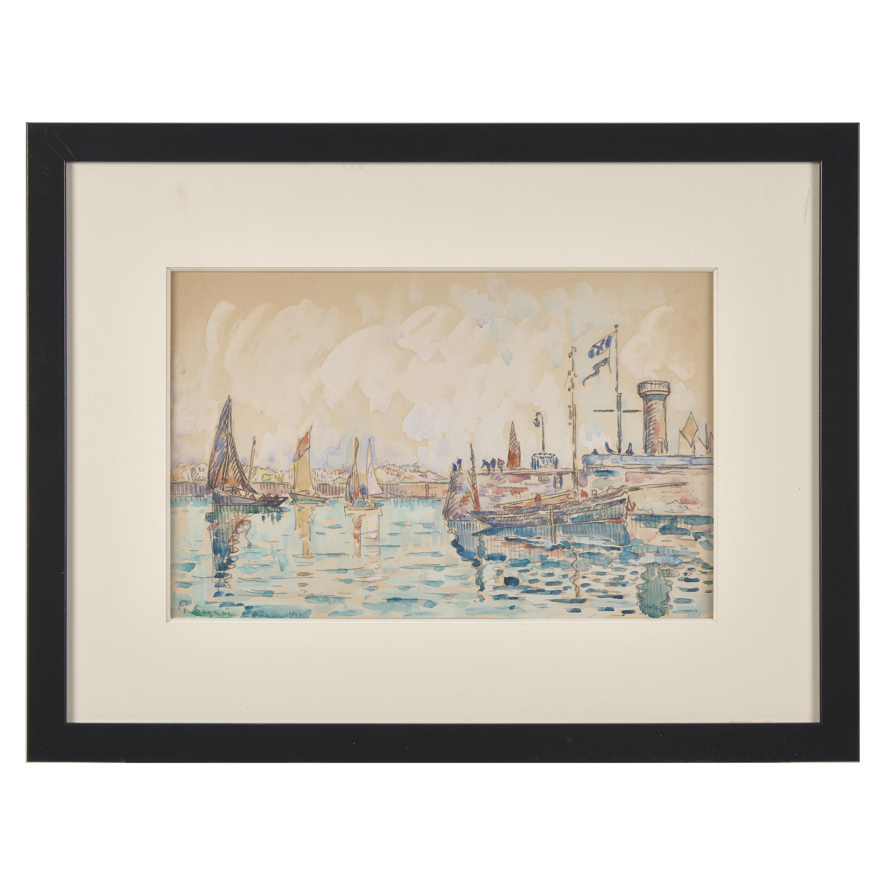 Paul Signac (French, 1863-1935) — Le Port de Saint Gilles Croix-de-Vie