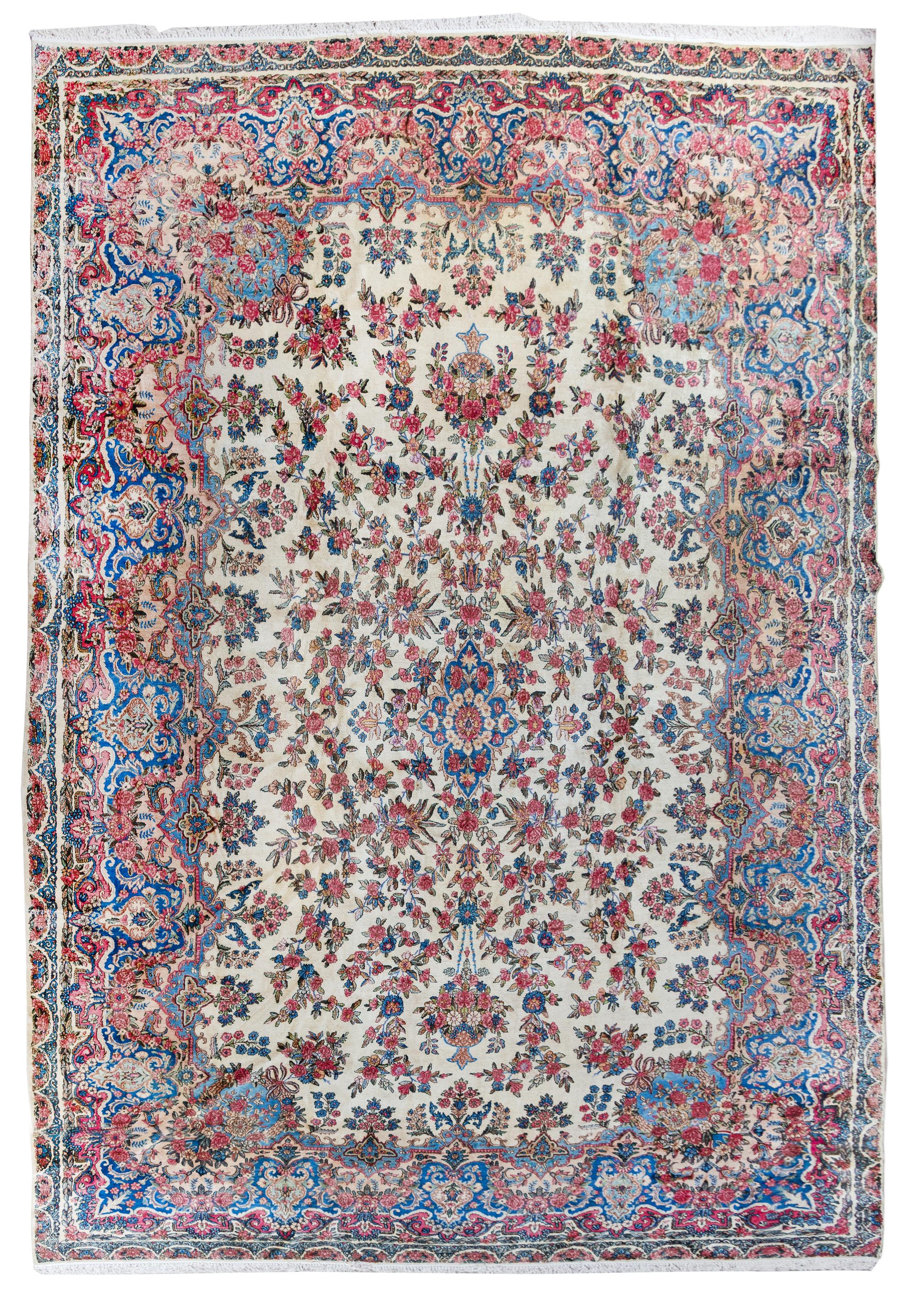 A Kirman Wool Rug