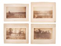 [CIVIL WAR]. 19 albumen photographs of various Civil War battlefields, particularly Chickamauga. Ca 1880s.