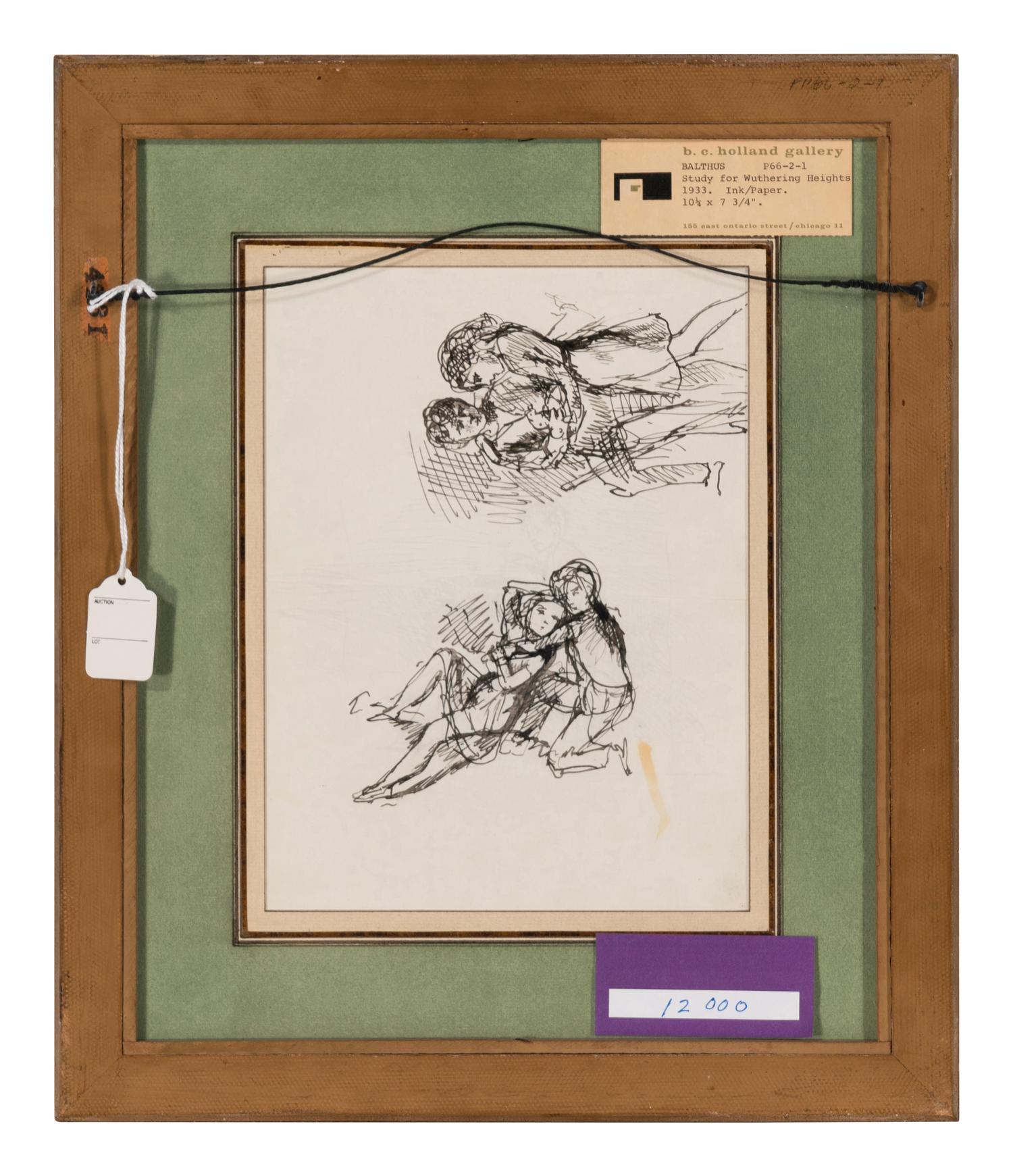 Mais C'était un de Leurs Grands Amusements de se Sauver dans la Lande ( Study for Wuthering Heights, a double-sided work), 1933