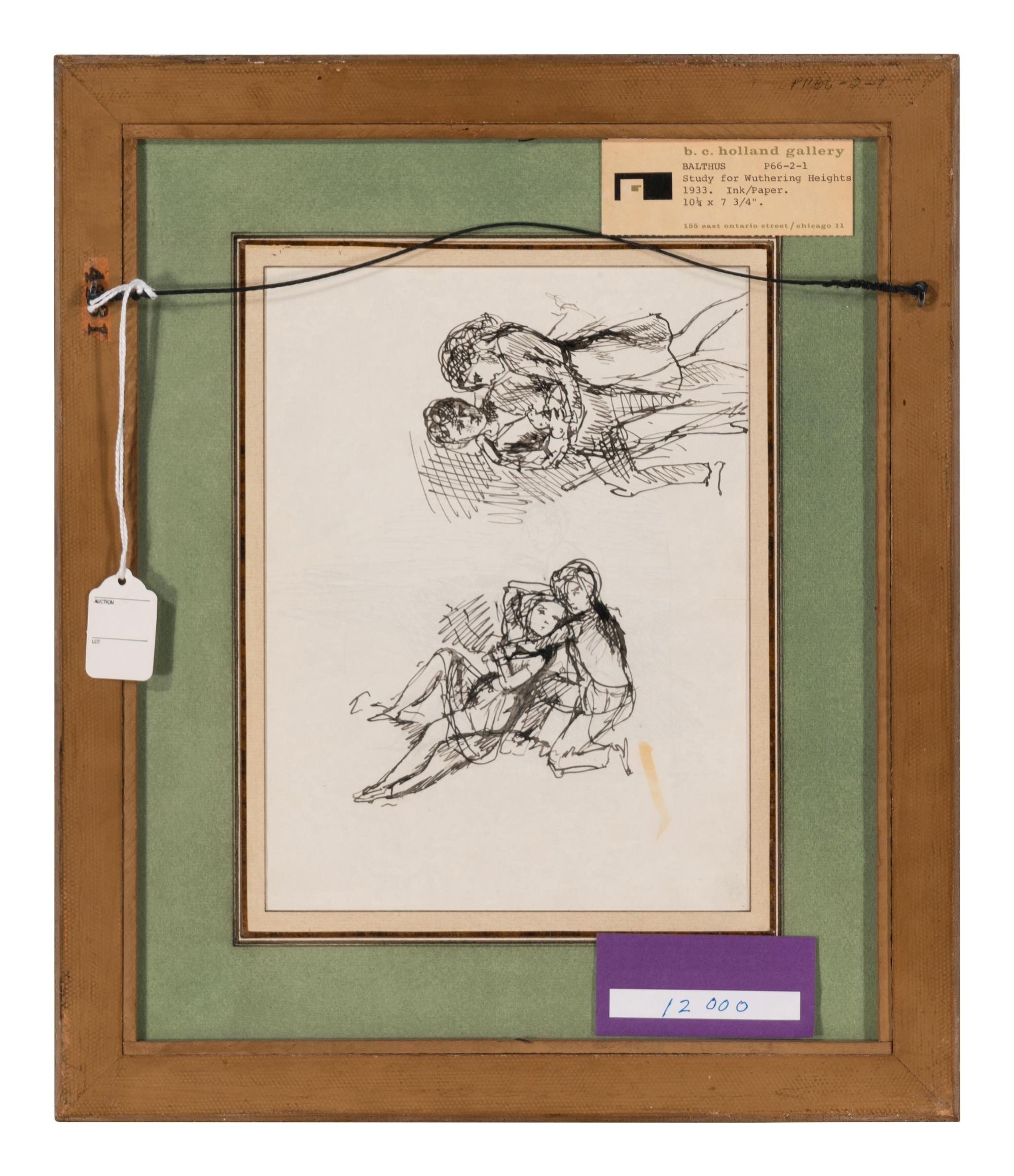Mais C'était un de Leurs Grands Amusements de se Sauver dans la Lande ( Study for Wuthering Heights, a double-sided work), 1933
