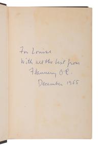 O'CONNOR, Flannery (1925-1964). A Good Man is Hard to Find . New York: Harcourt, Brace and Company, 1955.