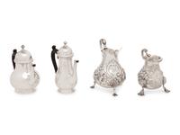 Four English Silver Table Articles