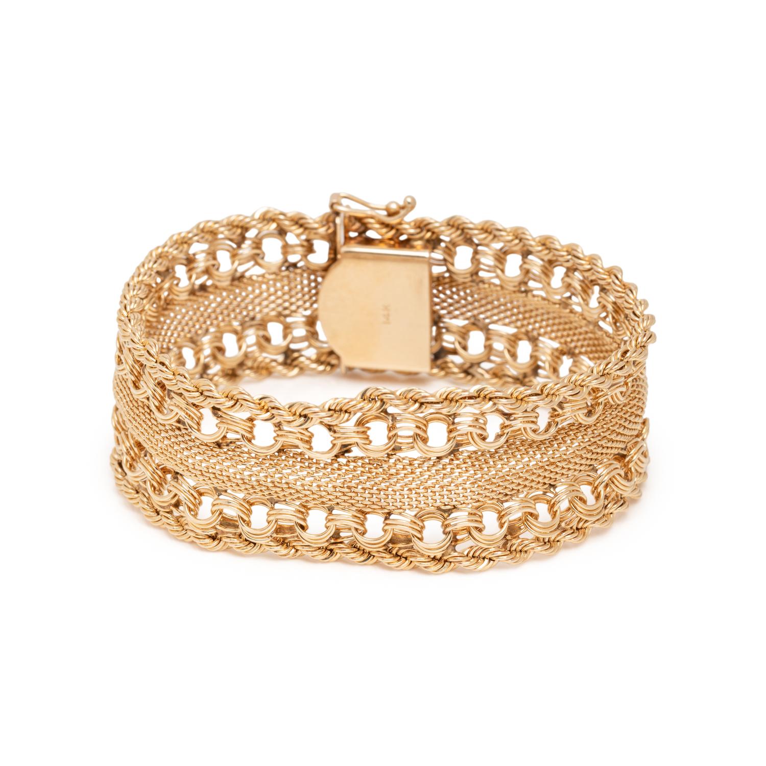 YELLOW GOLD BRACELET