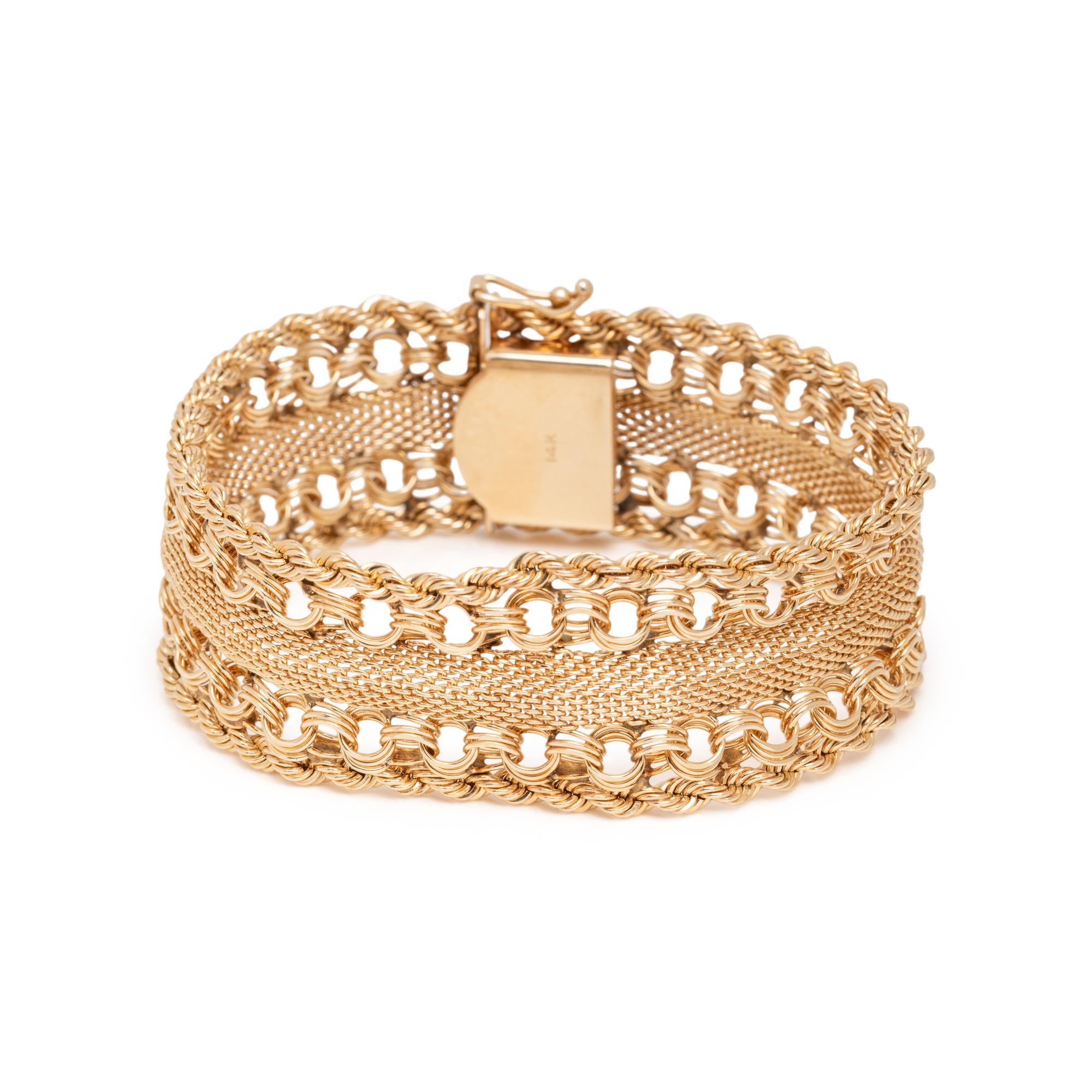 YELLOW GOLD BRACELET