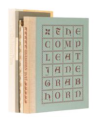 [GRABHORN PRESS]. A group of 5 works printed by the Grabhorn Press, comprising: