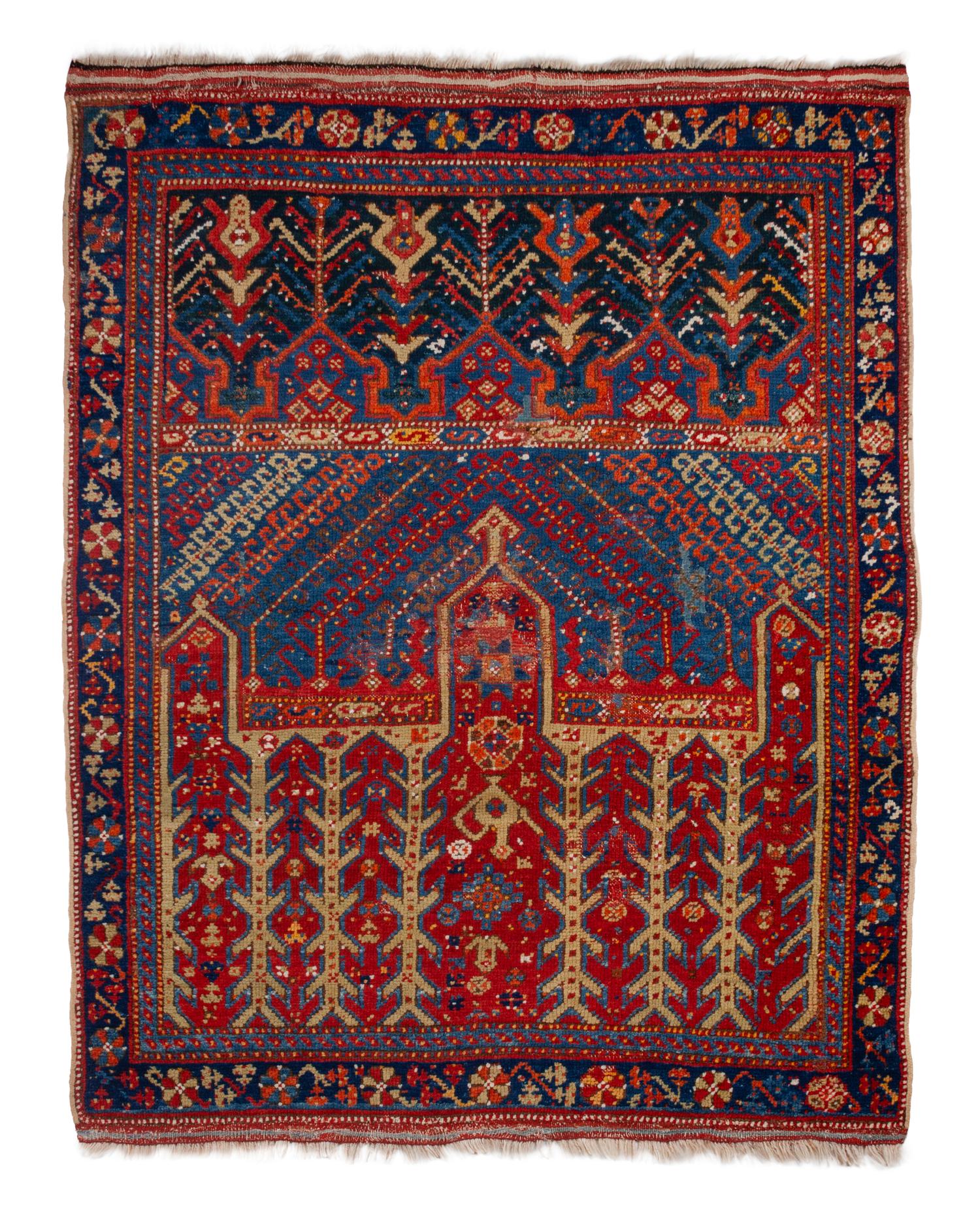 An Oushak Prayer Rug