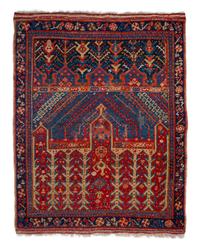 An Oushak Prayer Rug