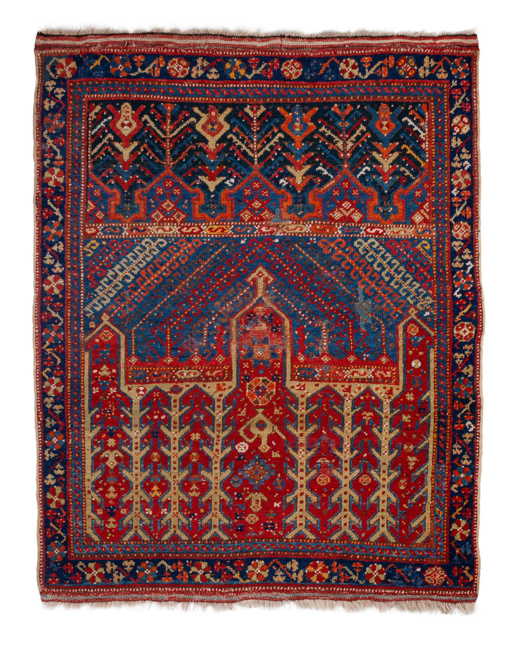 An Oushak Prayer Rug