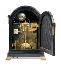 A George III Ebonized and Brass Mounted Bracket Clock