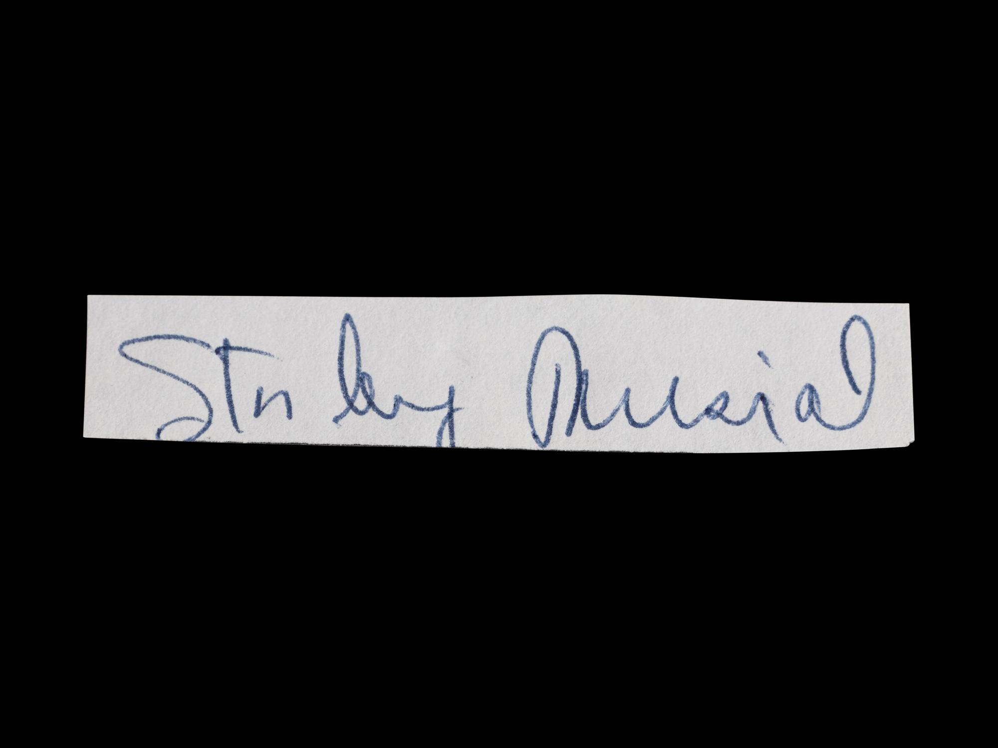 A Group of 10 Stan Musial Signed Autograph Cuts from The Collection of Stan Musial,