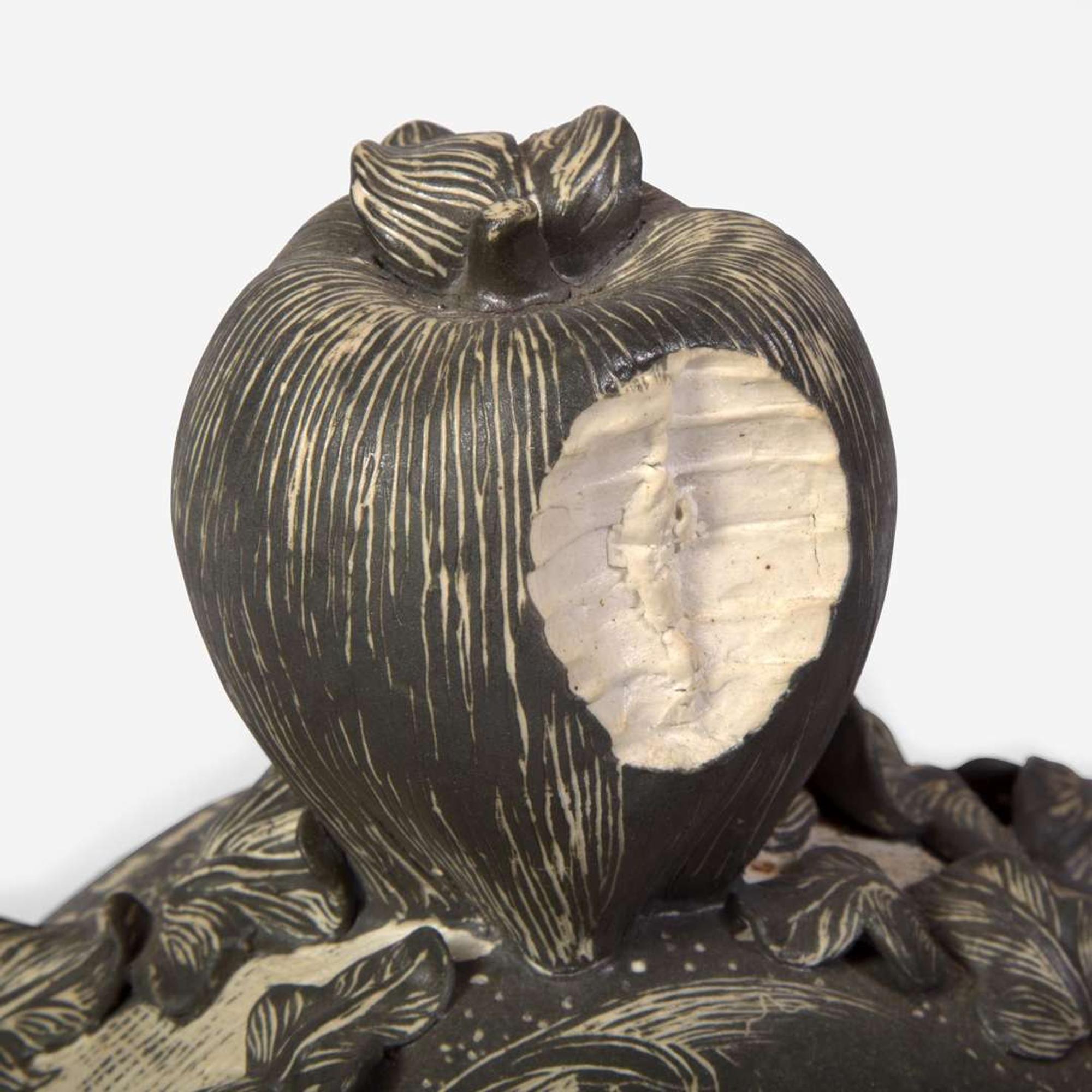 David Regan (American, b. 1964) "Adam & Eve" Sgraffito Decorated Tureen, USA, 1992