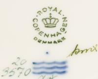 A Royal Copenhagen Flora Danica Porcelain Cache Pot