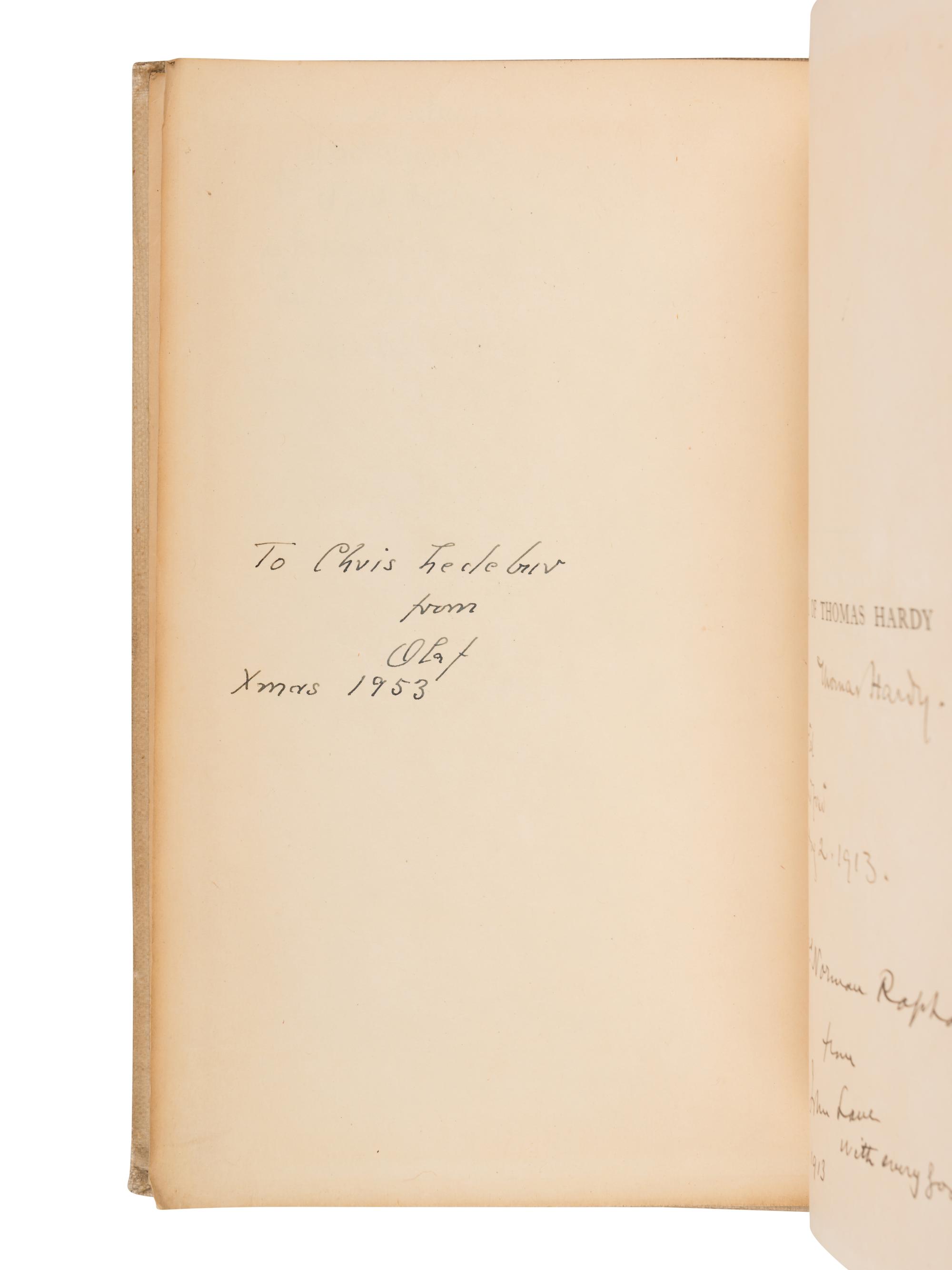 [HARDY, Thomas (1840-1928)]. -- WINDLE, C.A. The Wessex of Thomas Hardy . Edmund H. New, illustrator. London: John Lane: The Bodley Head, 1902.