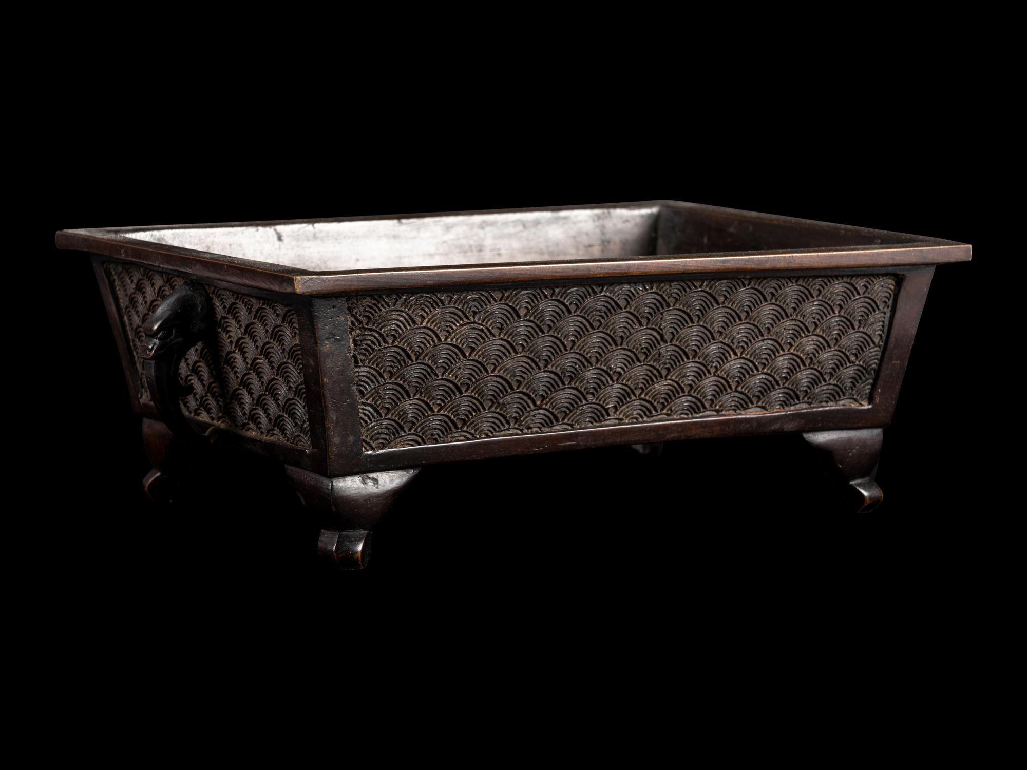 A Japanese Bronze Incense Burner