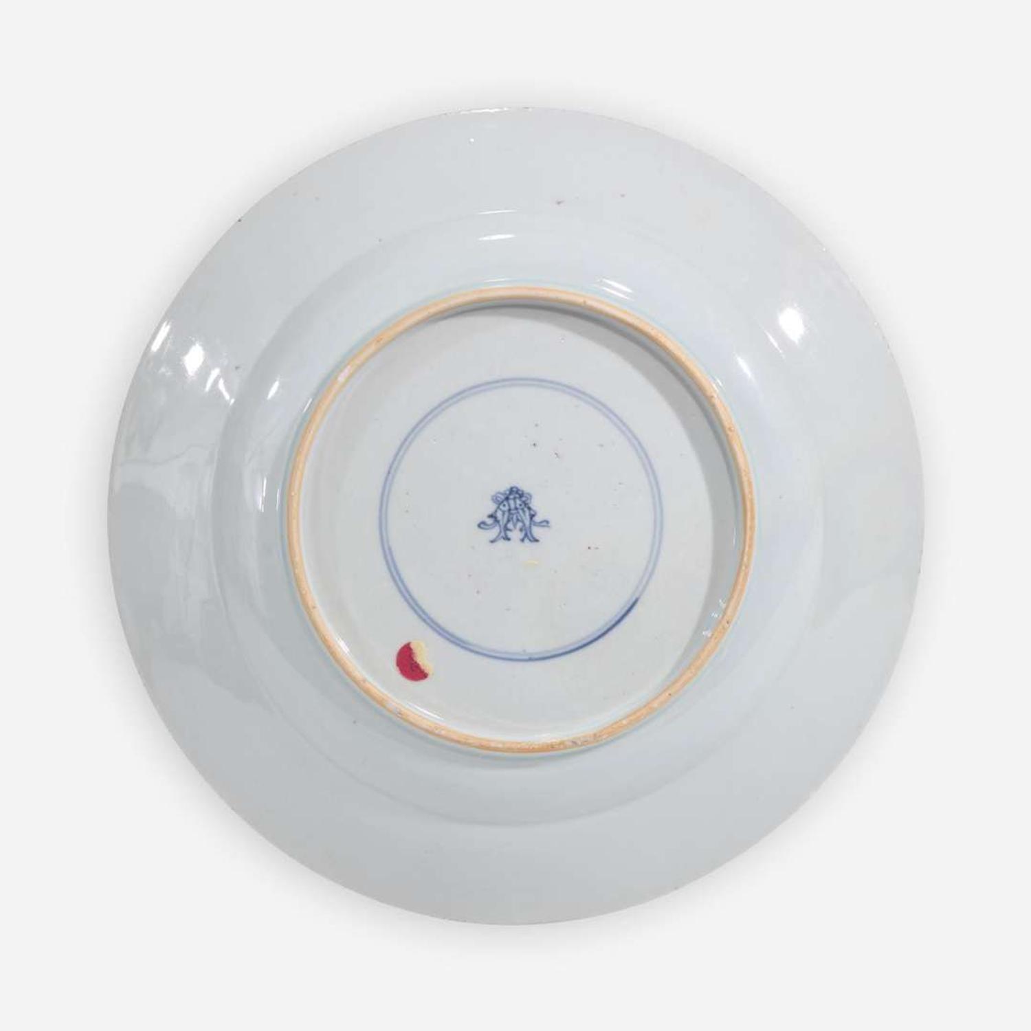 A Chinese famille verte-decorated porcelain "Lotuses" dish 五彩荷花盘 Kangxi period ???