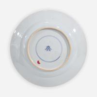 A Chinese famille verte-decorated porcelain "Lotuses" dish 五彩荷花盘 Kangxi period ???